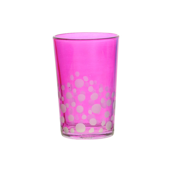 Tea Glass Dotty, Pink