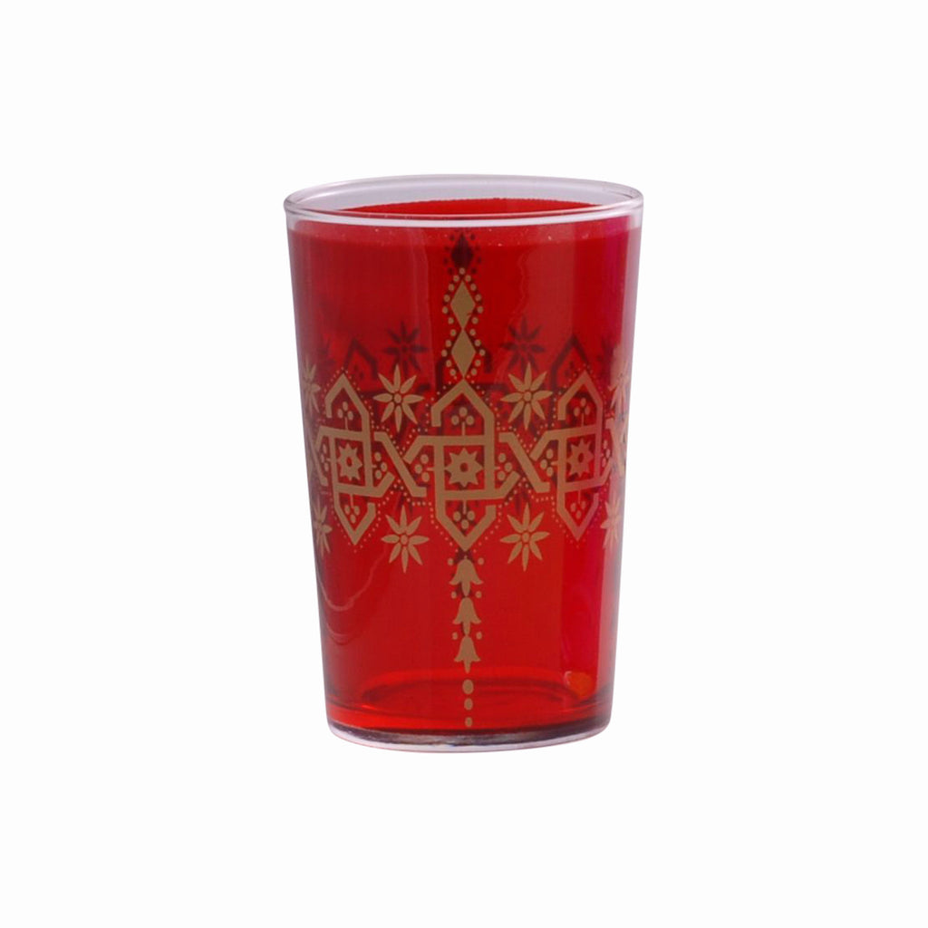 Tea glass Henna Berrad, Red