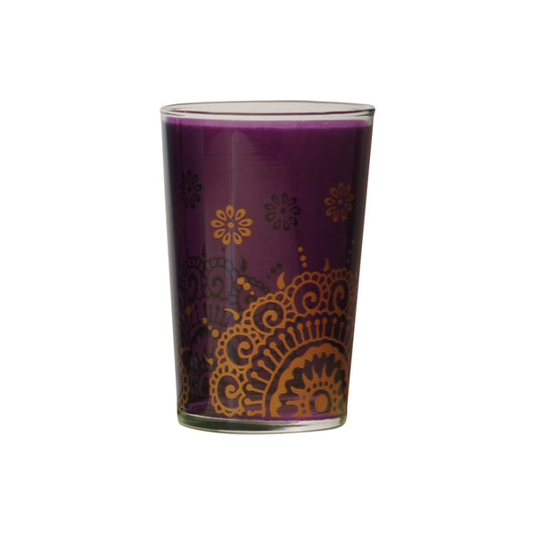 Tea Glass Oujam, Violet. D6xH9,5 cm