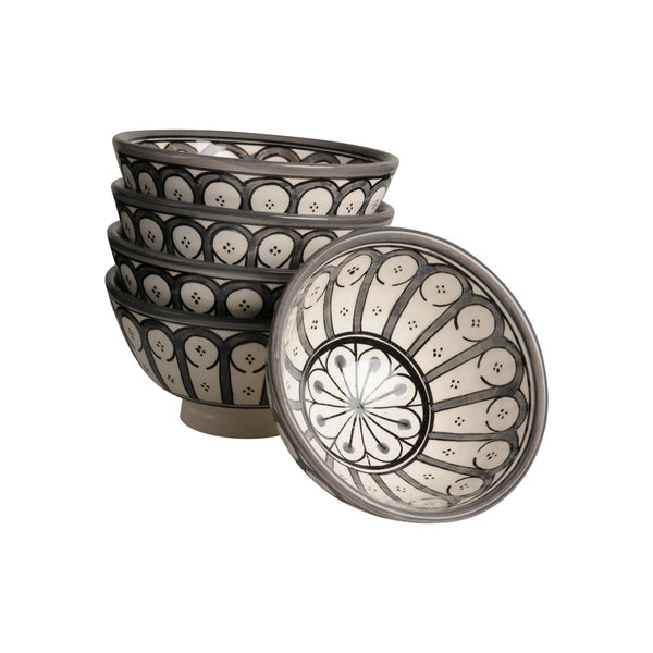 Ceramic Bowl Ayoun, D12cm. Grey