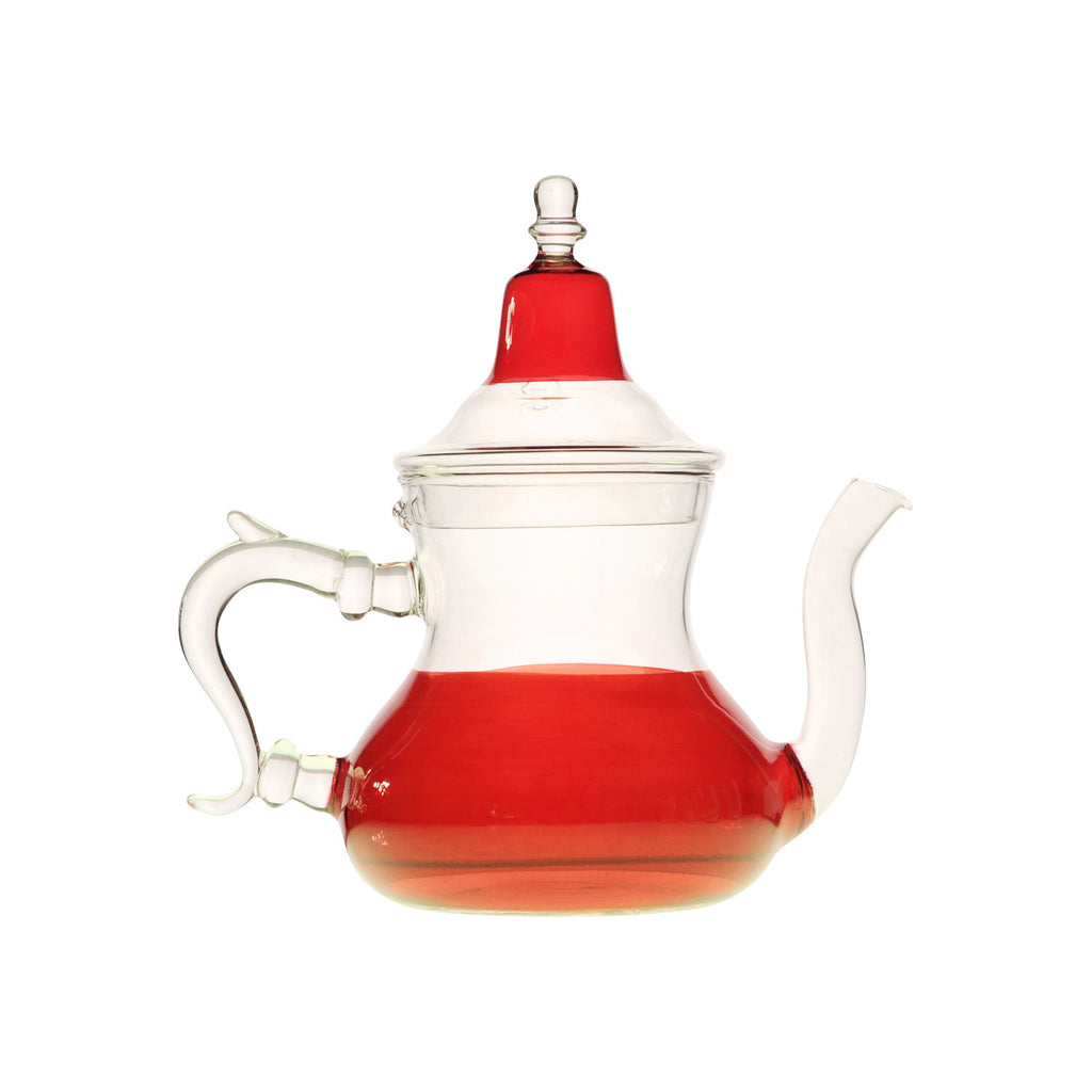 Glass Teapot Berrad Color, Red