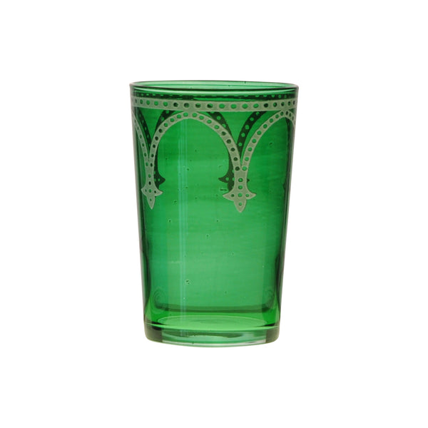 Tea glass Cindbad White, Green
