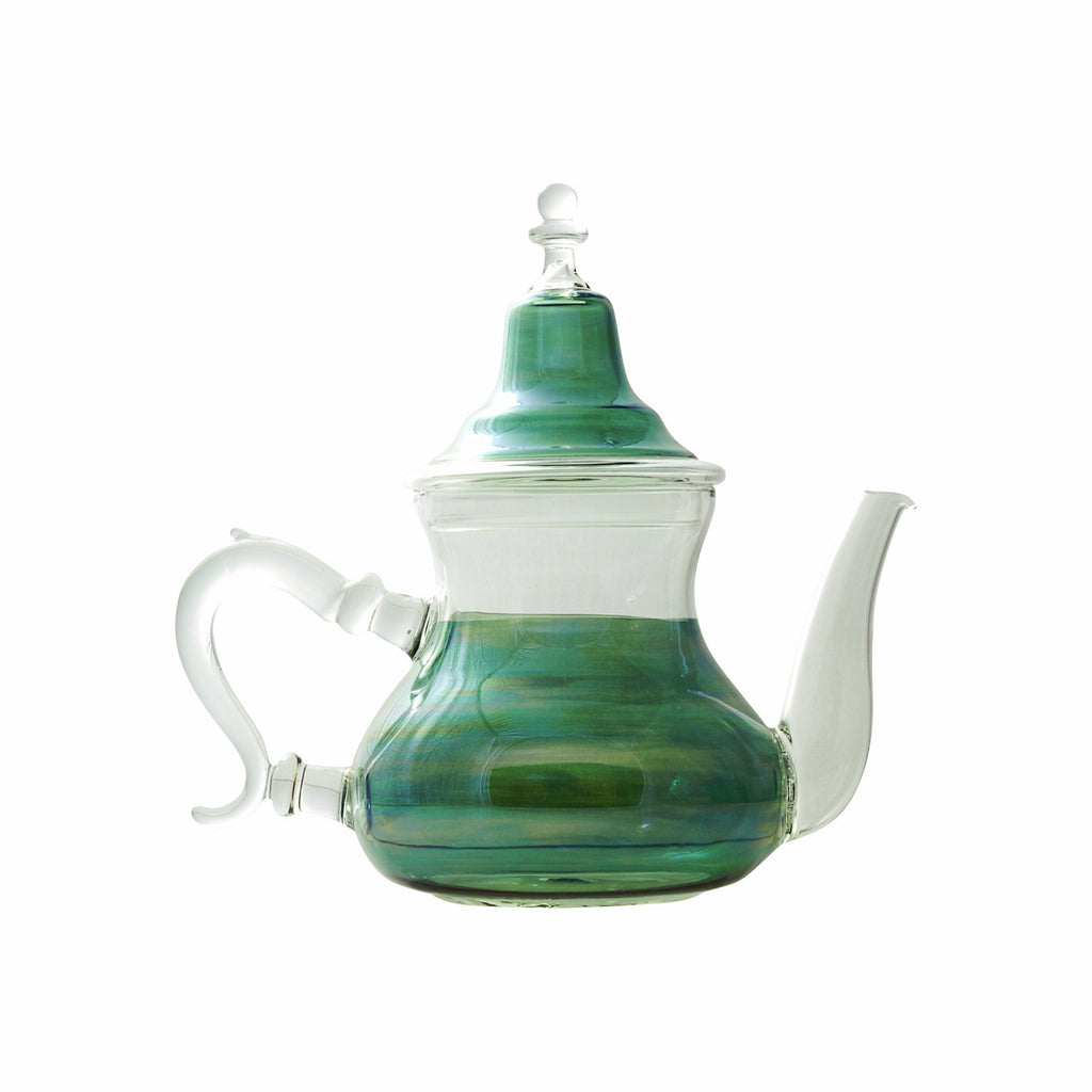 Glass Teapot Berrad Color, Green