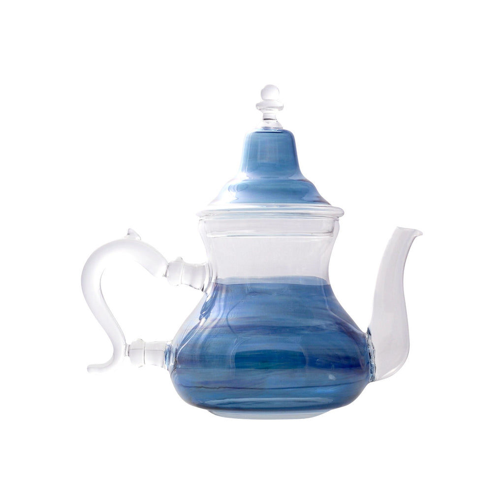 Glass Teapot Berrad Color, Blue