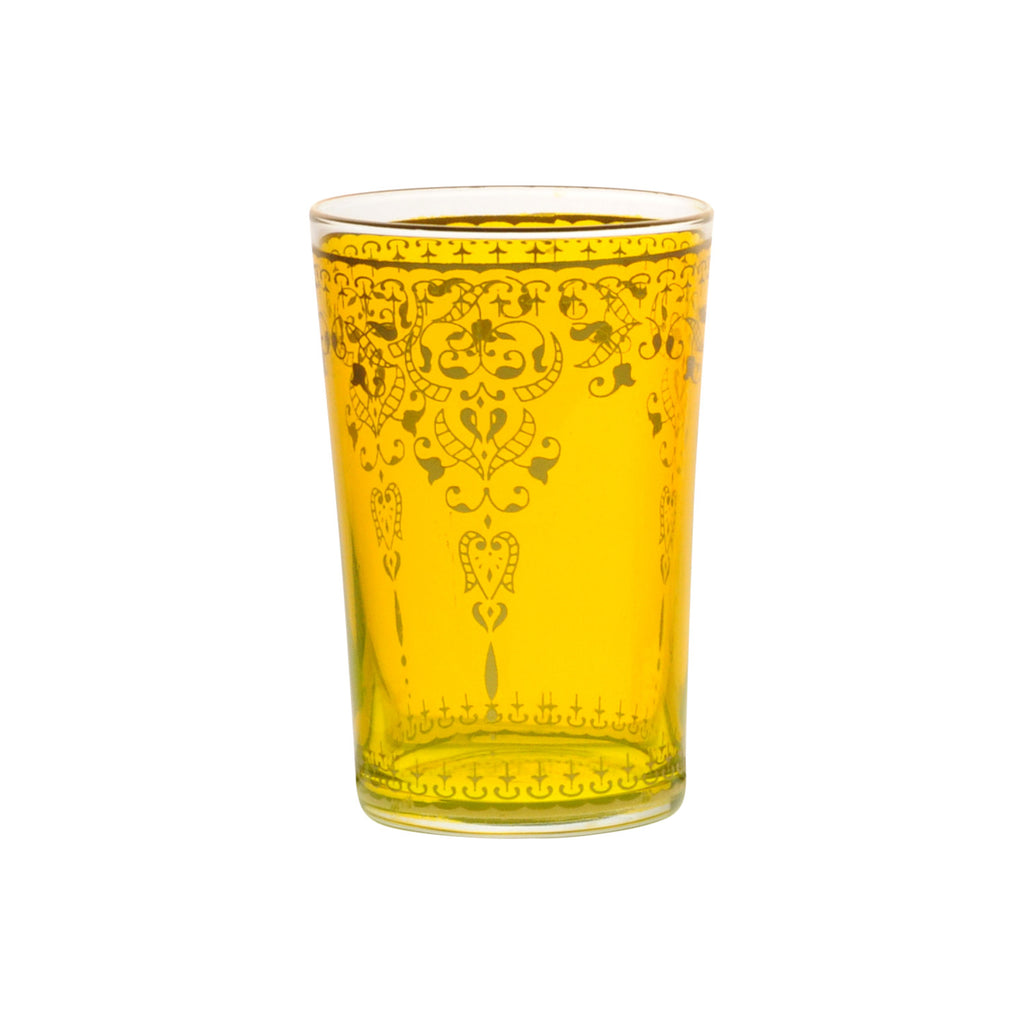 Tea glass Morjana, Yellow