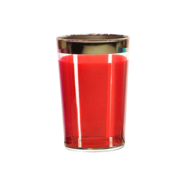 Tea glass Platine, Red