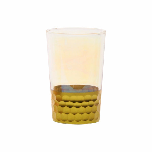 Tea Glass Tila Gold, Iris. D6xH9,5 cm