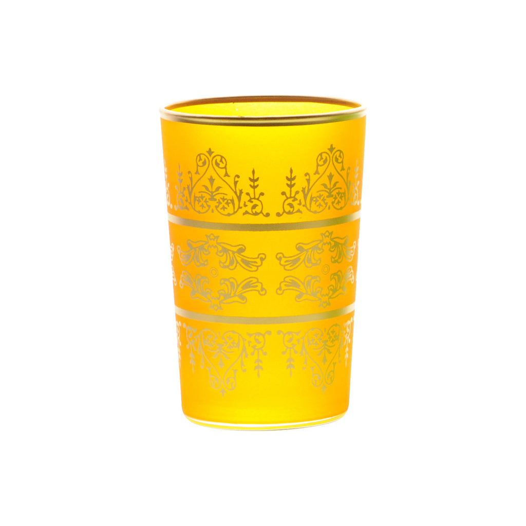 Tea Glass Tunis, Yellow