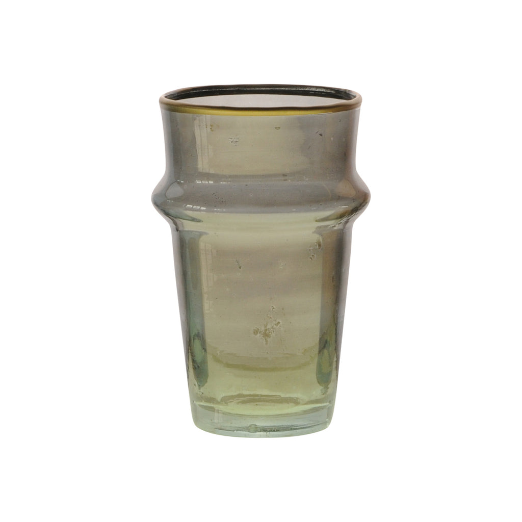 Tea Glass Beldi Gold M, Smoke. D6xH10 cm