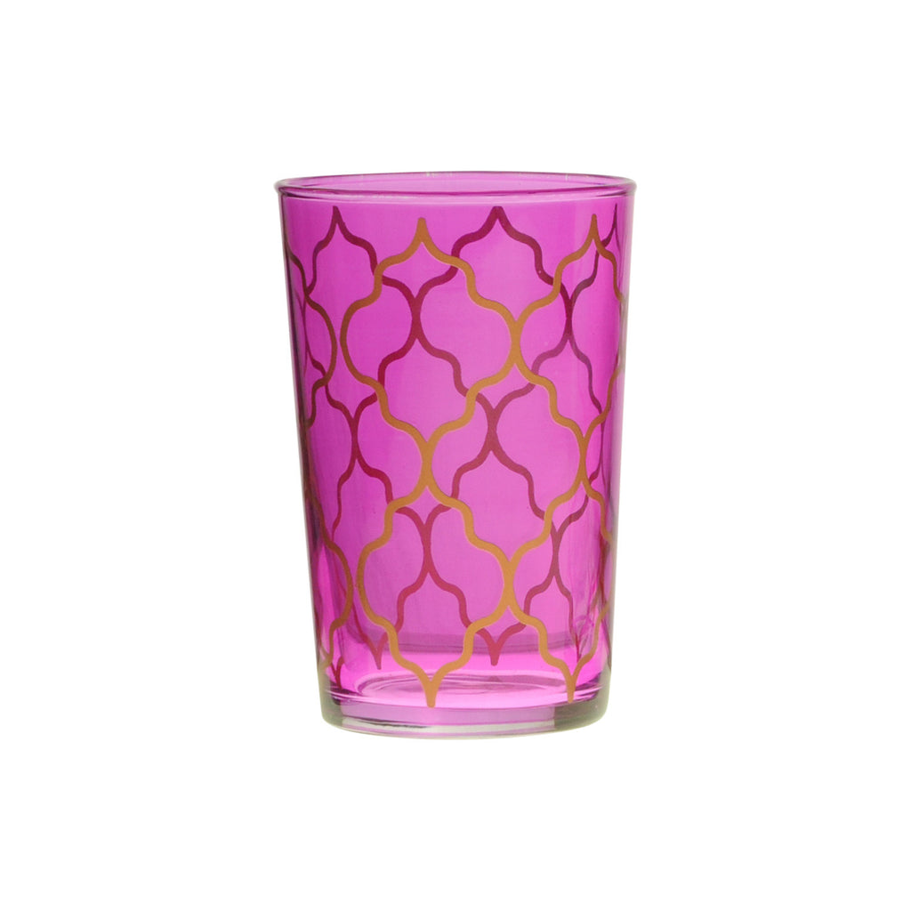 Tea Glass Parva, Pink. D6xH9,5 cm