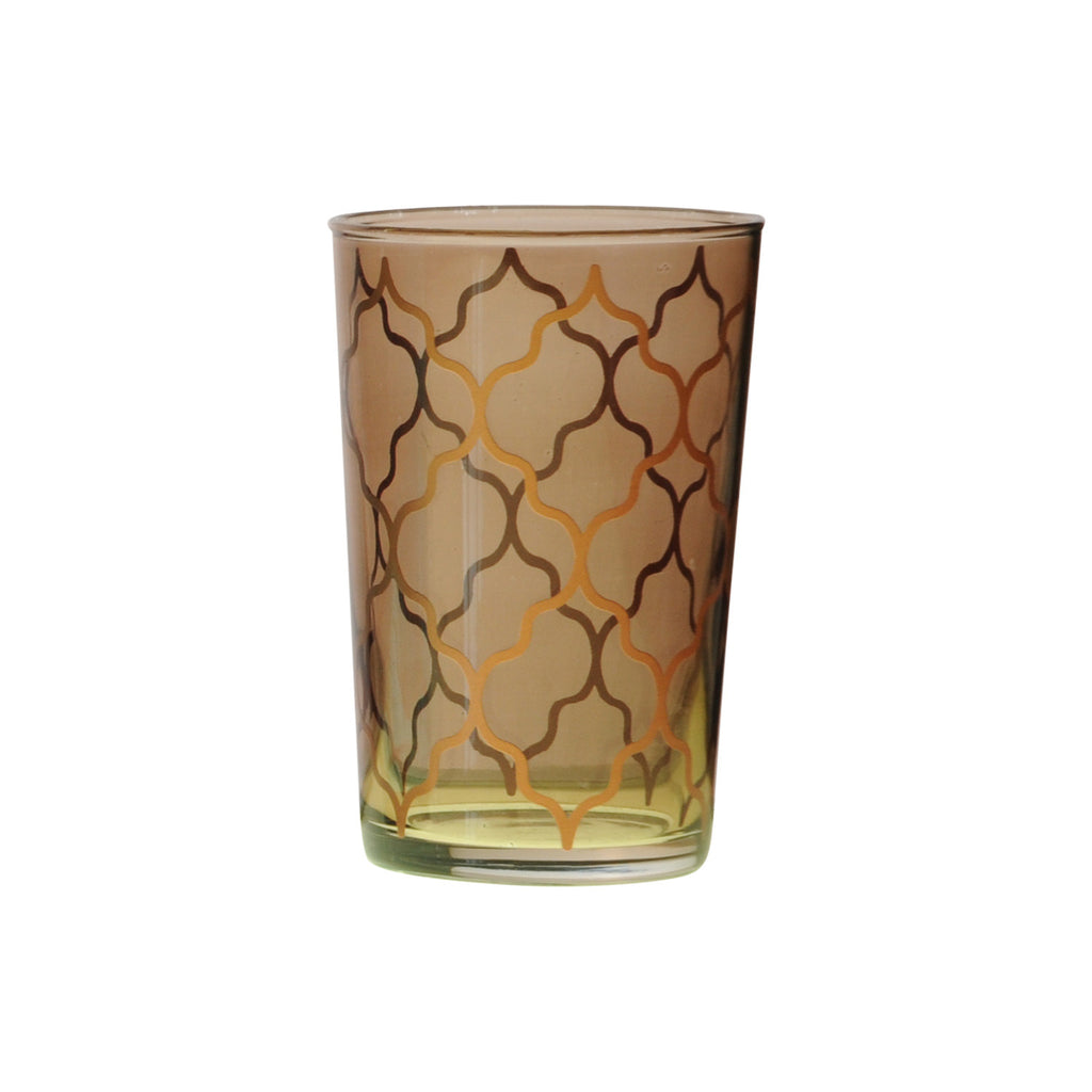 Tea Glass Parva, Amber. D6xH9,5 cm