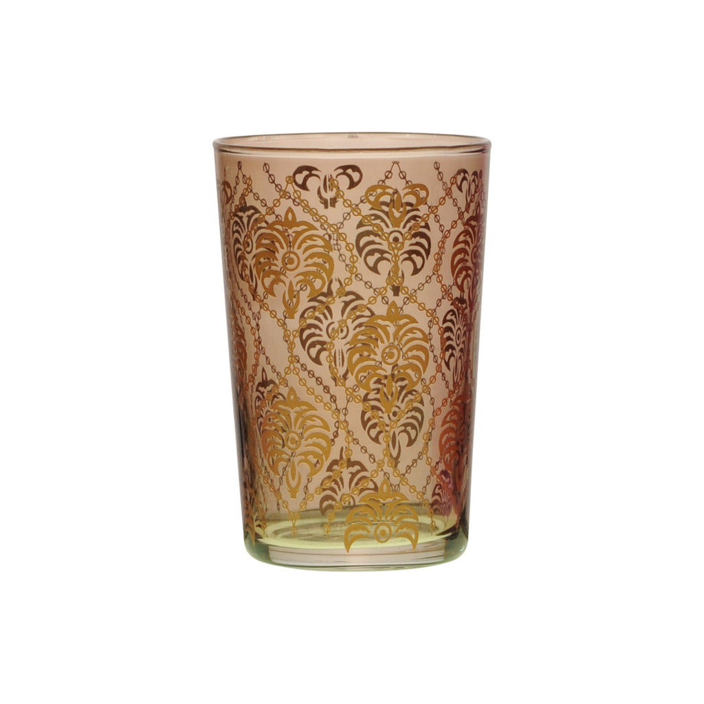 Tea Glass Taouss, Amber. D6xH9,5 cm