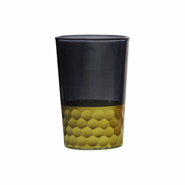 Tea Glass Tila Gold, Smoke. D6xH9,5 cm