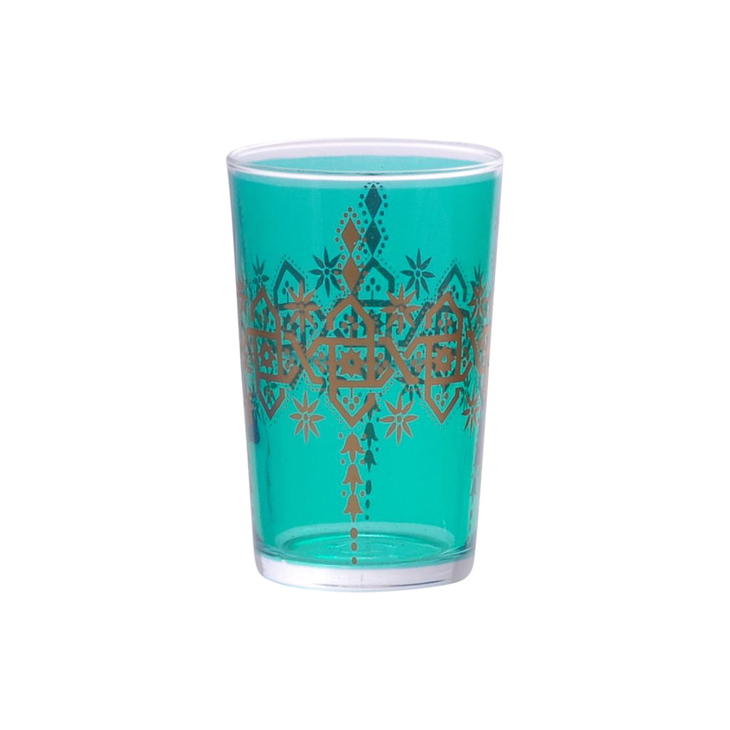 Tea glass Henna Berrad, Aqua