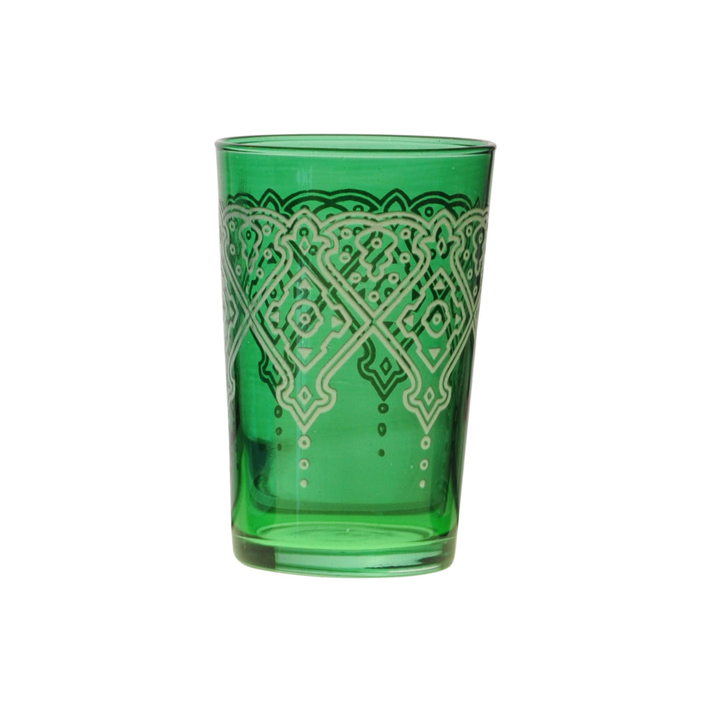 Tea glass Punto Relief, Green