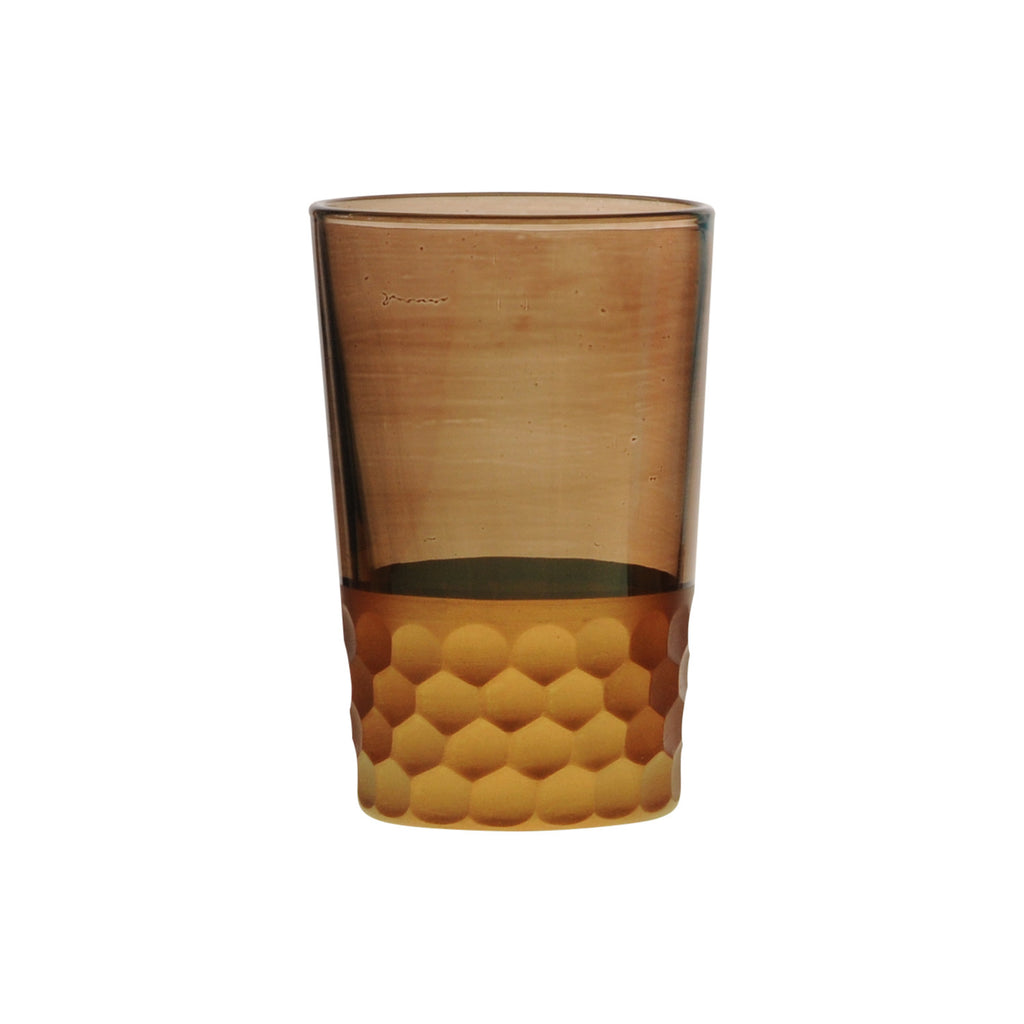 Tea Glass Tila Copper, Amber. D6xH9,5 cm
