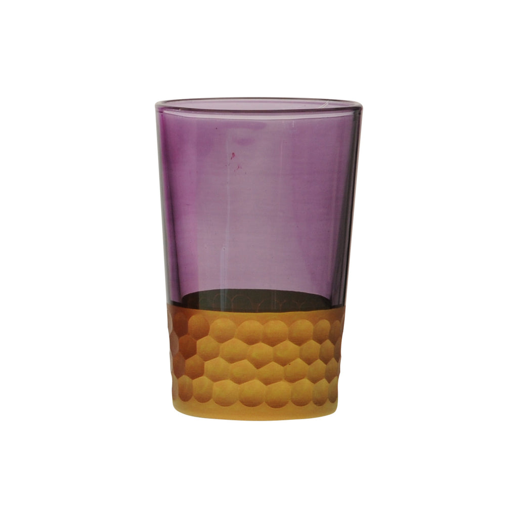 Tea Glass Tila Copper, Violet. D6xH9,5 cm