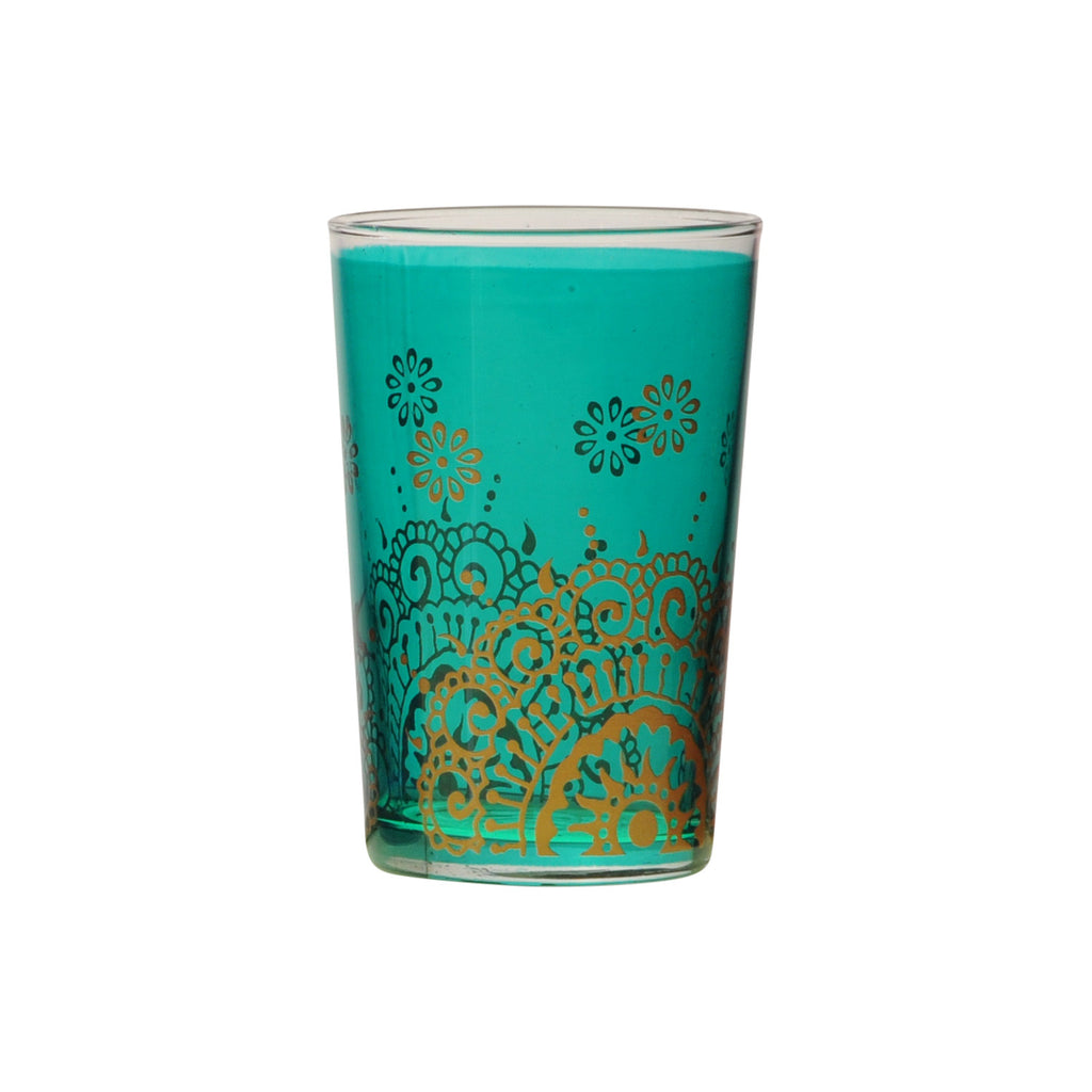 Tea Glass Oujam, Aqua. D6xH9,5 cm
