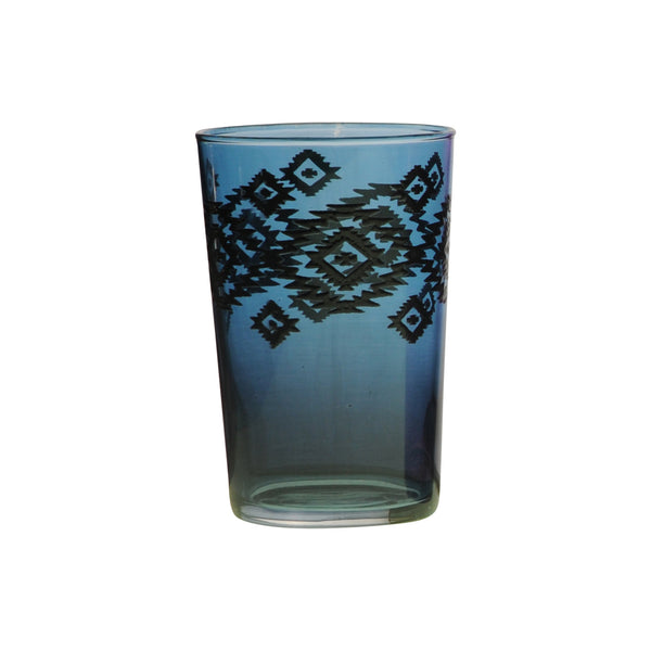 Tea Glass Zalag, Blue. D6xH9,5 cm