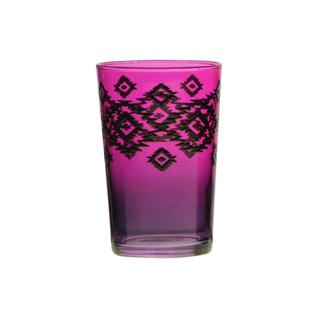 Tea Glass Zalag, Pink. D6xH9,5 cm