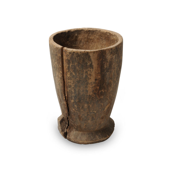 Antique wooden mortar, Touareg-M. Nr.44K41-02-00-001/006