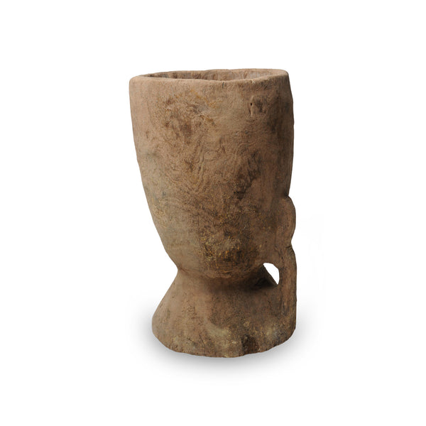 Antique wooden mortar, Touareg-M. Nr.44K41-02-00-001/007