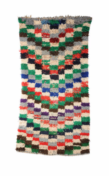 Vintage Berber Rag Rug Boucherrouite M-62K40-03-99-004/005
