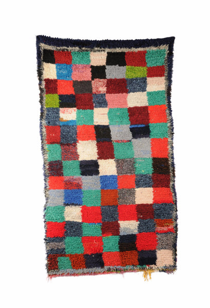 Vintage Berber Rag Rug Boucherrouite M-62K40-03-99-004/008