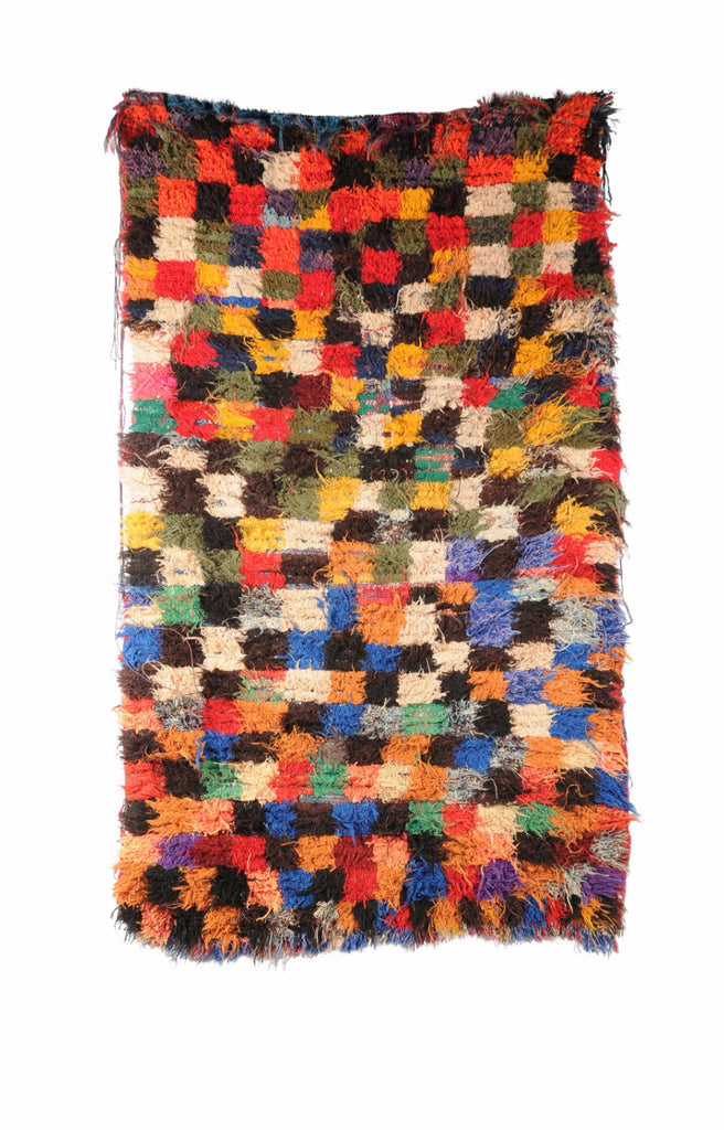 Vintage Berber Rag Rug Boucherrouite M-62K40-03-99-004/015