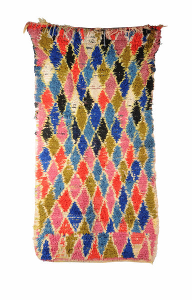 Vintage Berber Rag Rug Boucherrouite M-62K40-03-99-004/017