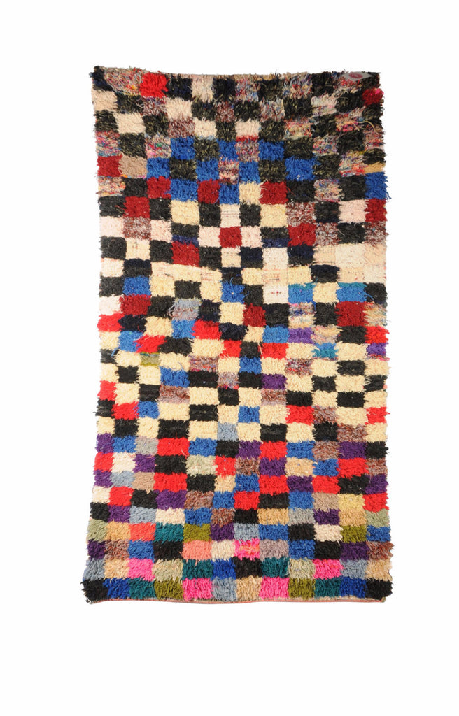 Vintage Berber Rag Rug Boucherrouite M-62K40-03-99-004/033