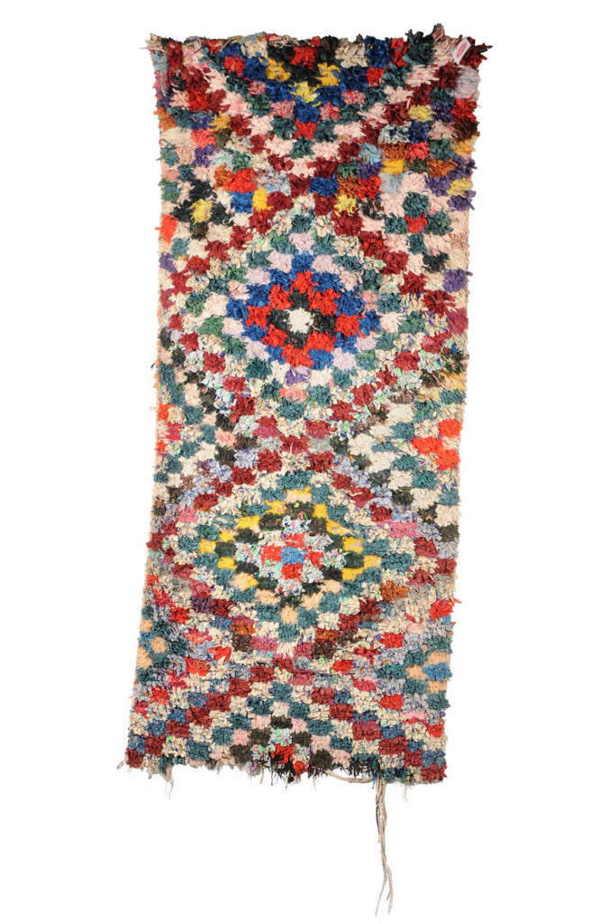 Vintage Berber Rag Rug Boucherrouite M-62K40-03-99-004/035