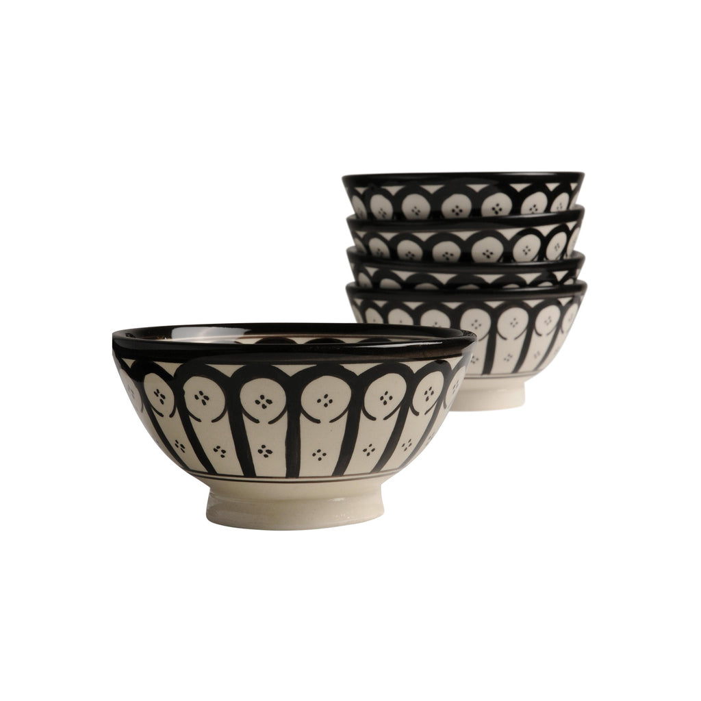 Ceramic Bowl Ayoun, D12cm. Black